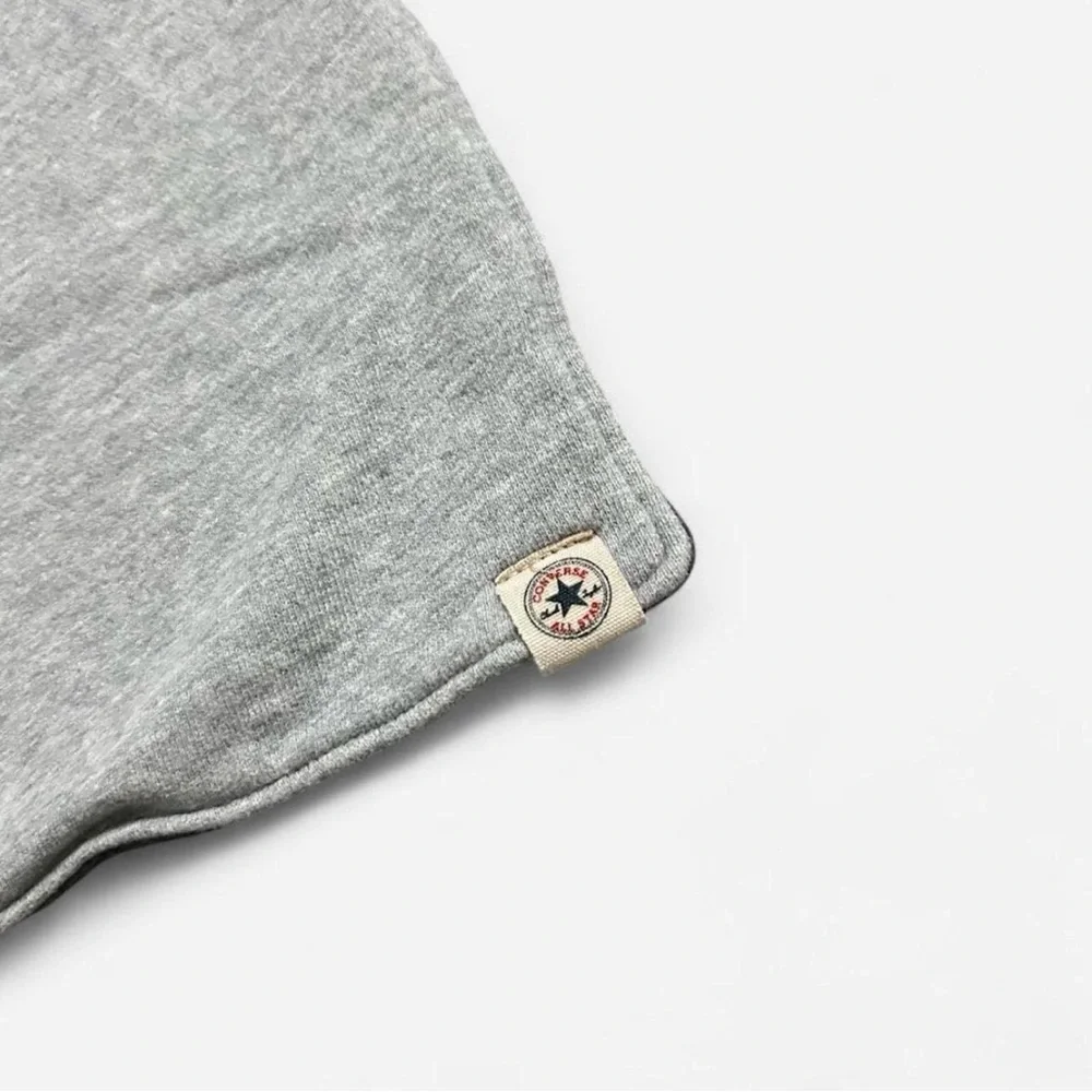 Mens Vintage Converse Two-Tone Gray and Black Scarf